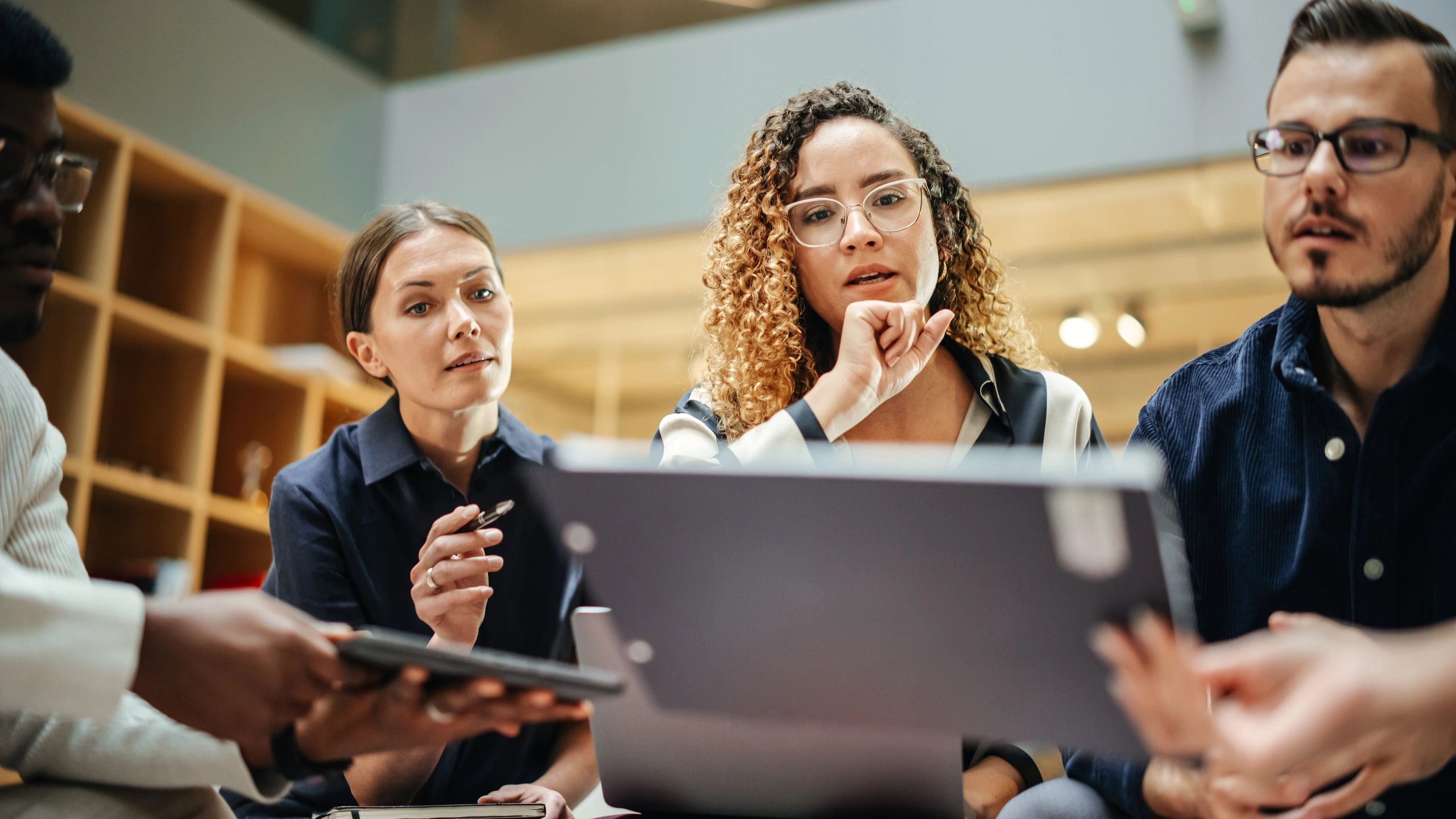 Client-focused technical team meeting